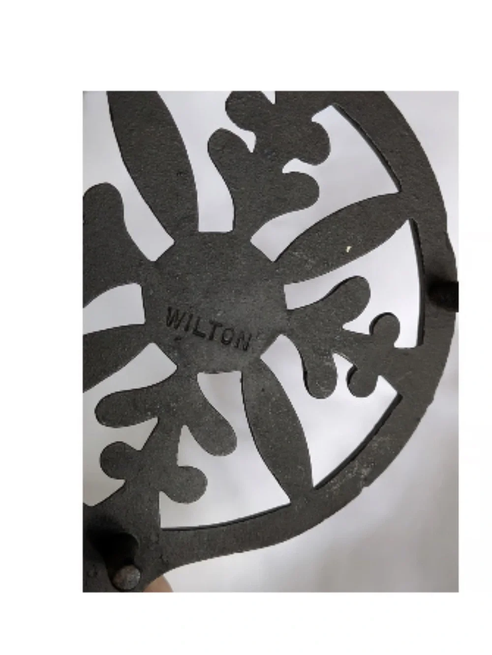 Vintage Mid-Century Wilton Trivets,Cast Iron, Pennsylvania Dutch- Set of 2